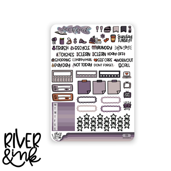 Spines and Spirits | Hobonichi Cousin l Planner Stickers Kit