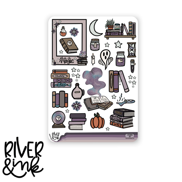 Spines and Spirits | Journaling Stickers Kit