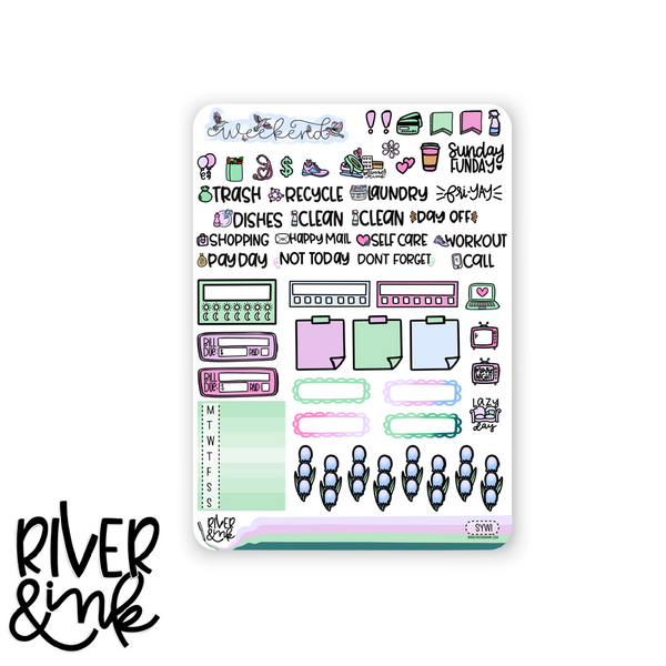 Spread Your Wings | Hobonichi Cousin Planner Stickers Kit