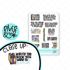 Writer Quotes | Hand Lettered Planner Stickers
